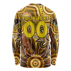 Personalised Hawks NAIDOC Week 2024 Long Sleeve Shirt Aussie Aboriginal Art