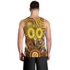 Personalised Hawks NAIDOC Week 2024 Men Tank Top Aussie Aboriginal Art