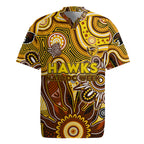 Personalised Hawks NAIDOC Week 2024 Rugby Jersey Aussie Aboriginal Art