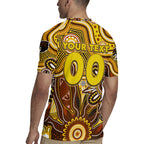 Personalised Hawks NAIDOC Week 2024 Rugby Jersey Aussie Aboriginal Art