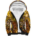 Personalised Hawks NAIDOC Week 2024 Sherpa Hoodie Aussie Aboriginal Art