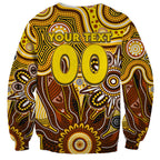 Personalised Hawks NAIDOC Week 2024 Sweatshirt Aussie Aboriginal Art