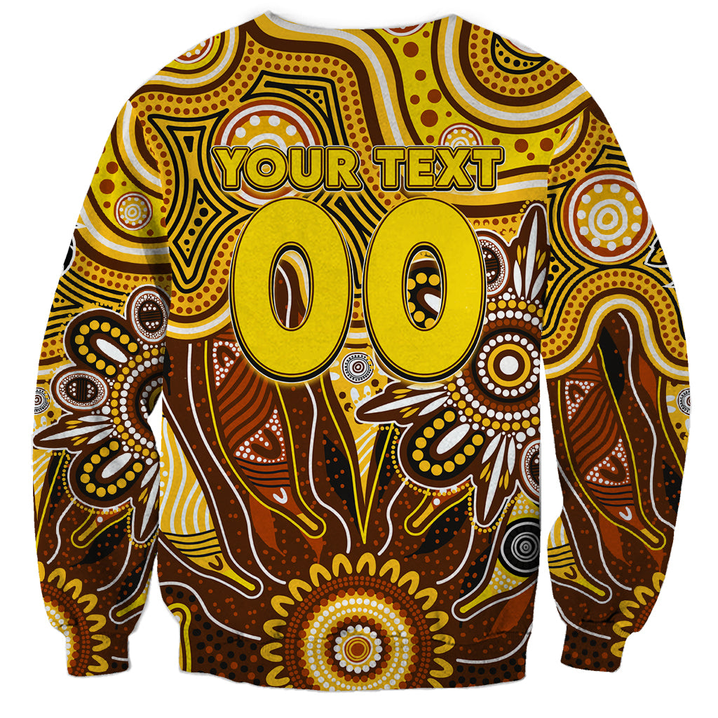 Personalised Hawks NAIDOC Week 2024 Sweatshirt Aussie Aboriginal Art
