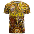 Personalised Hawks NAIDOC Week 2024 T Shirt Aussie Aboriginal Art