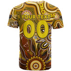 Personalised Hawks NAIDOC Week 2024 T Shirt Aussie Aboriginal Art
