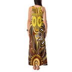 Personalised Hawks NAIDOC Week 2024 Tank Maxi Dress Aussie Aboriginal Art
