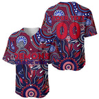 Personalised Demons NAIDOC Week 2024 Baseball Jersey Aussie Aboriginal Art