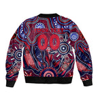 Personalised Demons NAIDOC Week 2024 Bomber Jacket Aussie Aboriginal Art