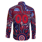 Personalised Demons NAIDOC Week 2024 Family Matching Puletasi and Hawaiian Shirt Aussie Aboriginal Art