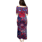 Personalised Demons NAIDOC Week 2024 Family Matching Puletasi and Hawaiian Shirt Aussie Aboriginal Art