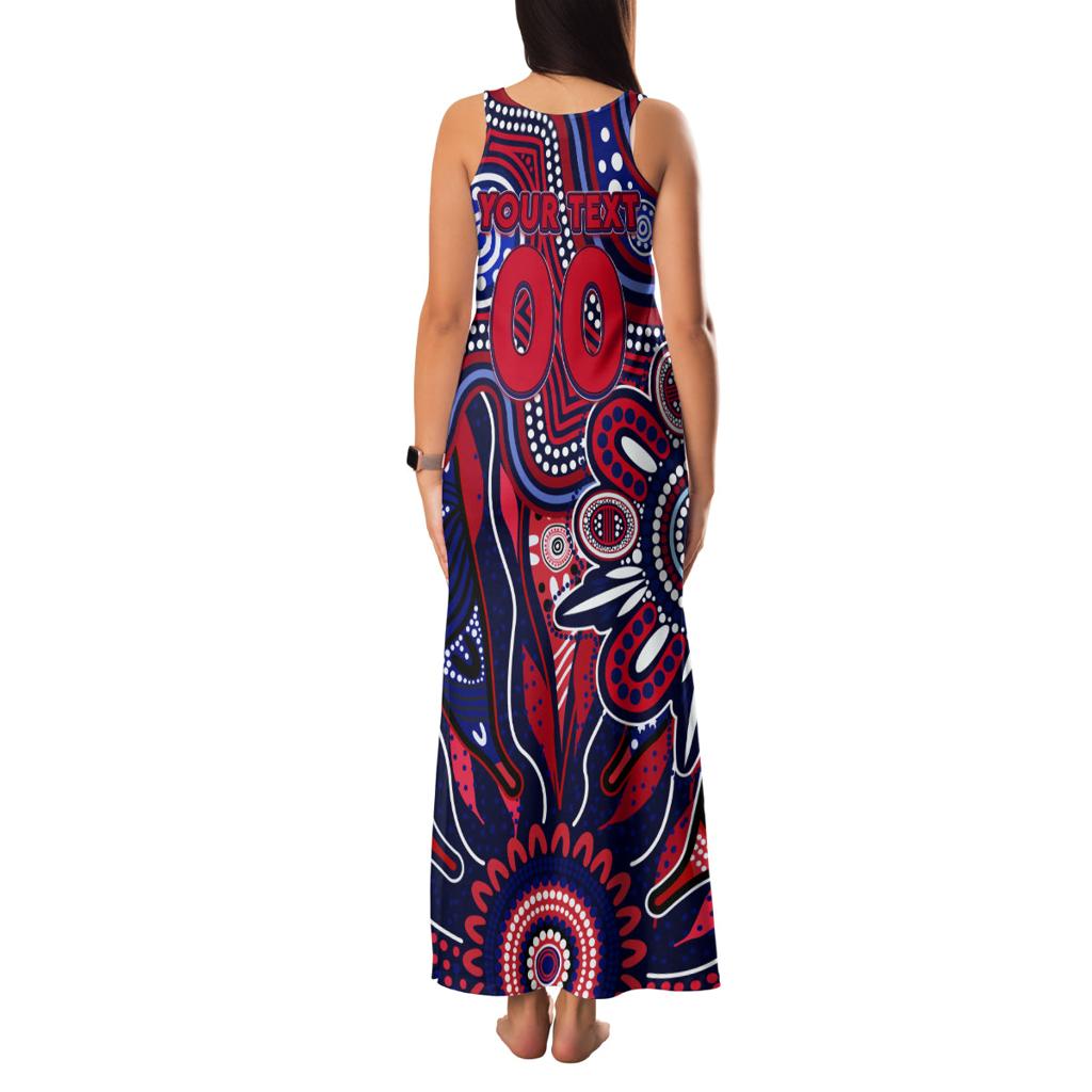 Personalised Demons NAIDOC Week 2024 Family Matching Tank Maxi Dress and Hawaiian Shirt Aussie Aboriginal Art