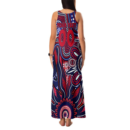 Personalised Demons NAIDOC Week 2024 Family Matching Tank Maxi Dress and Hawaiian Shirt Aussie Aboriginal Art