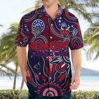 Personalised Demons NAIDOC Week 2024 Hawaiian Shirt Aussie Aboriginal Art