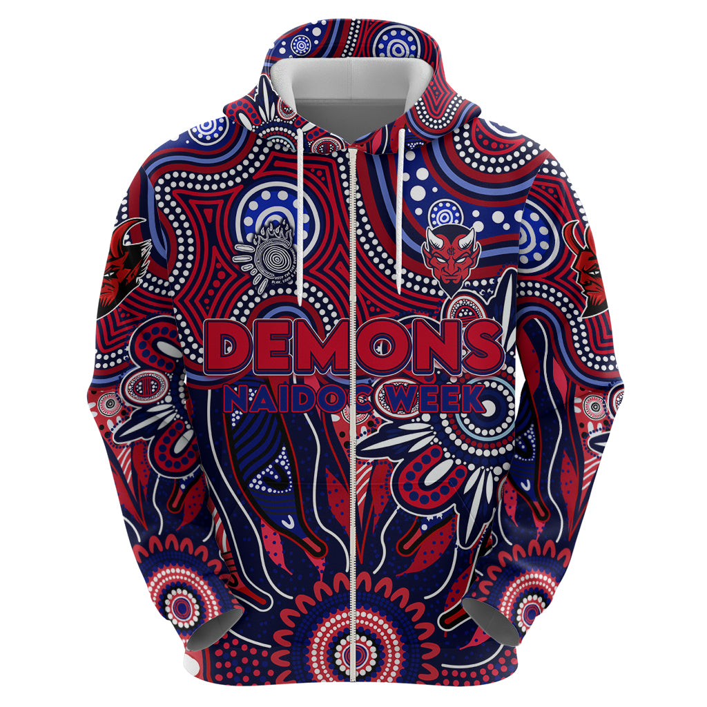 Personalised Demons NAIDOC Week 2024 Hoodie Aussie Aboriginal Art