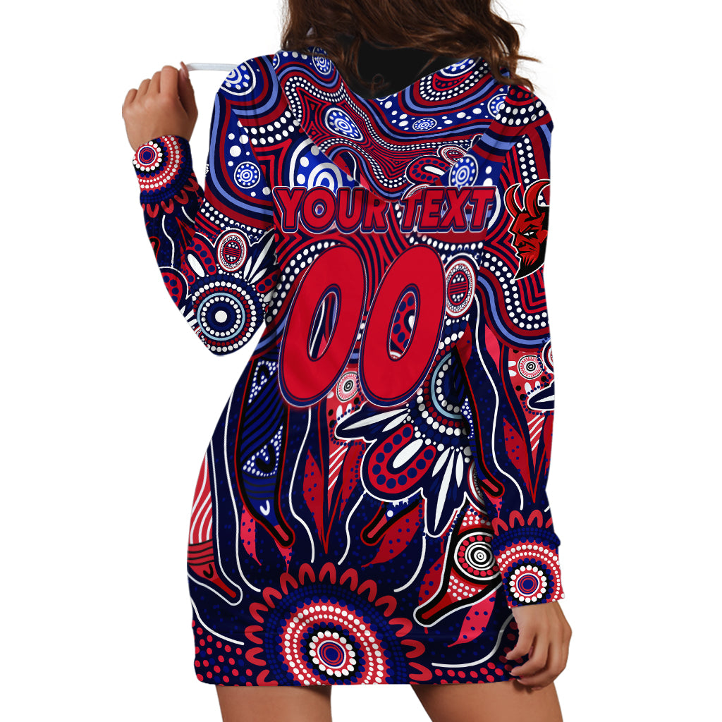 Personalised Demons NAIDOC Week 2024 Hoodie Dress Aussie Aboriginal Art