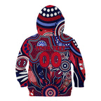 Personalised Demons NAIDOC Week 2024 Kid Hoodie Aussie Aboriginal Art
