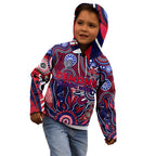 Personalised Demons NAIDOC Week 2024 Kid Hoodie Aussie Aboriginal Art