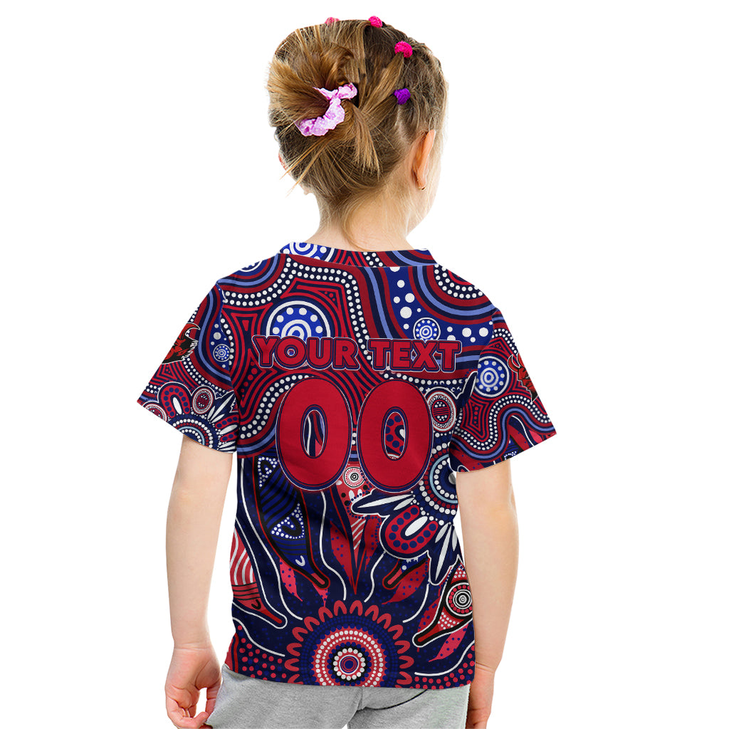 Personalised Demons NAIDOC Week 2024 Kid T Shirt Aussie Aboriginal Art