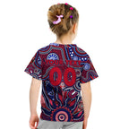 Personalised Demons NAIDOC Week 2024 Kid T Shirt Aussie Aboriginal Art