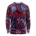 Personalised Demons NAIDOC Week 2024 Long Sleeve Shirt Aussie Aboriginal Art
