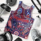 Personalised Demons NAIDOC Week 2024 Men Tank Top Aussie Aboriginal Art