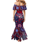 Personalised Demons NAIDOC Week 2024 Mermaid Dress Aussie Aboriginal Art