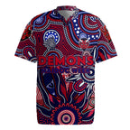 Personalised Demons NAIDOC Week 2024 Rugby Jersey Aussie Aboriginal Art
