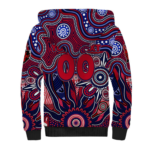 Personalised Demons NAIDOC Week 2024 Sherpa Hoodie Aussie Aboriginal Art