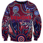 Personalised Demons NAIDOC Week 2024 Sweatshirt Aussie Aboriginal Art