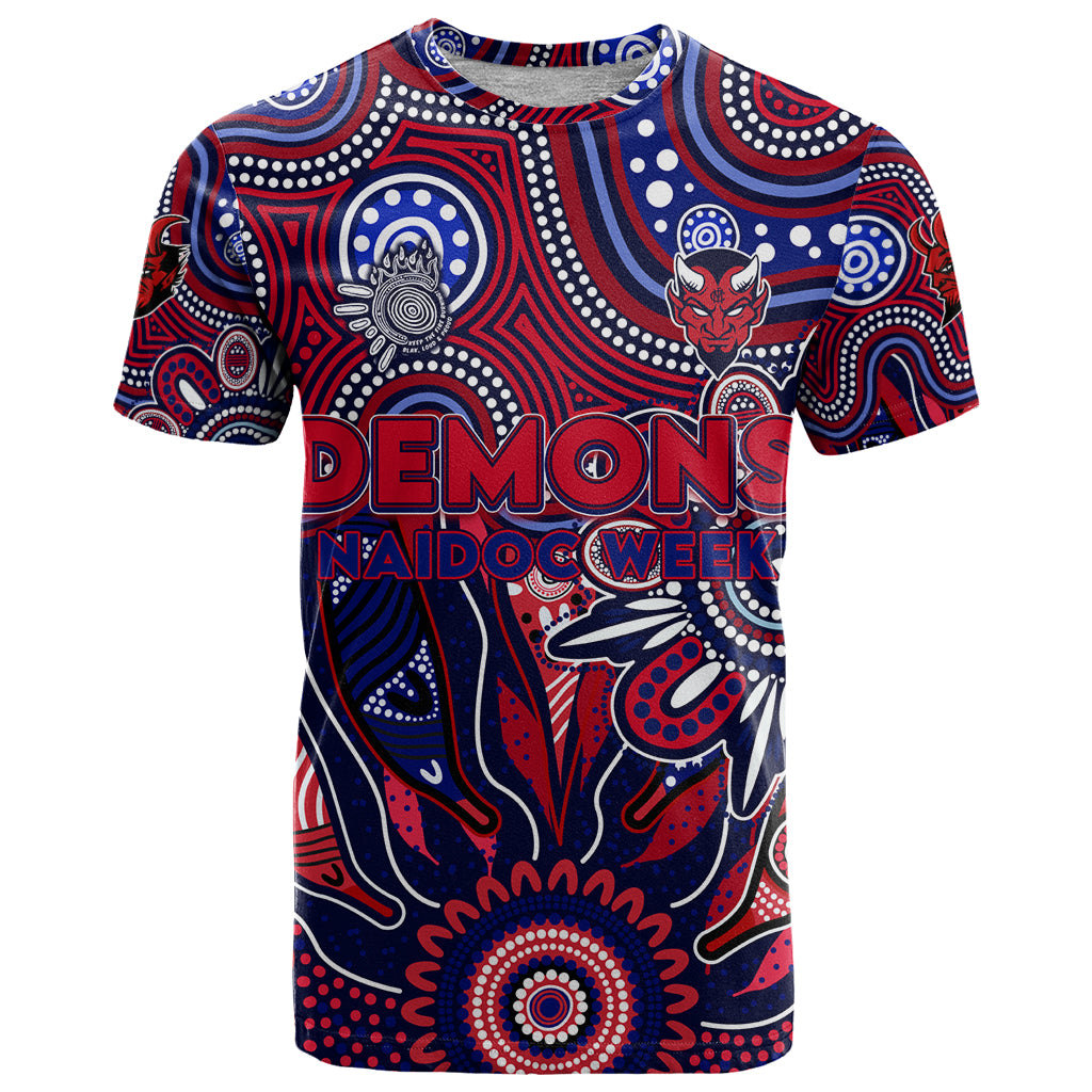 Personalised Demons NAIDOC Week 2024 T Shirt Aussie Aboriginal Art
