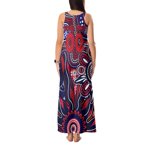Personalised Demons NAIDOC Week 2024 Tank Maxi Dress Aussie Aboriginal Art