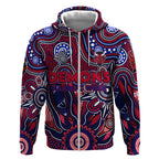 Personalised Demons NAIDOC Week 2024 Zip Hoodie Aussie Aboriginal Art
