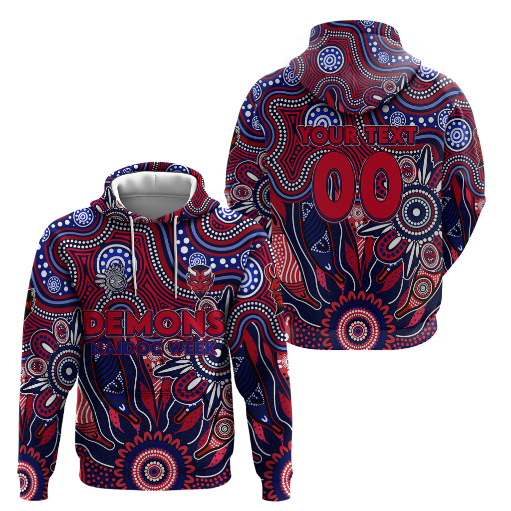 Personalised Demons NAIDOC Week 2024 Zip Hoodie Aussie Aboriginal Art