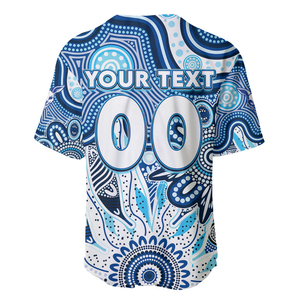 Personalised Kangaroos NAIDOC Week 2024 Baseball Jersey Aussie Aboriginal Art