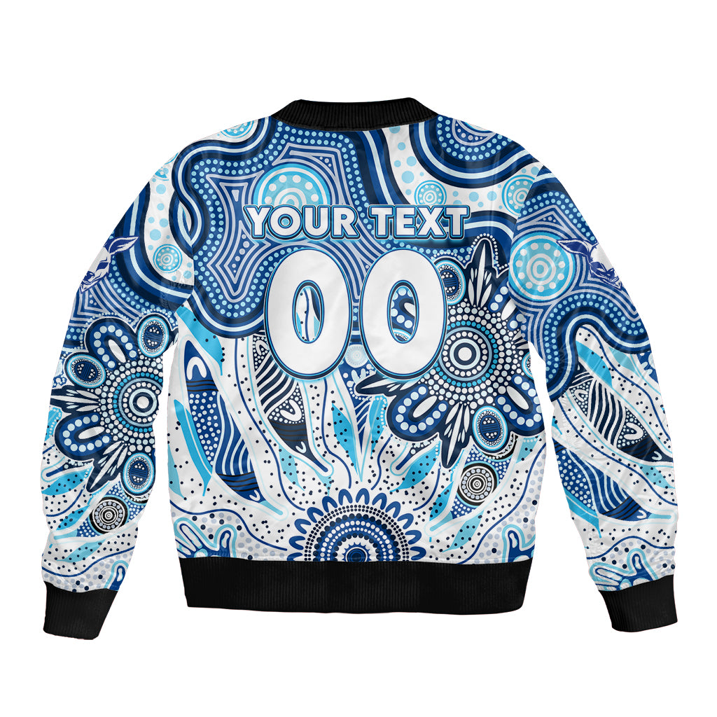Personalised Kangaroos NAIDOC Week 2024 Bomber Jacket Aussie Aboriginal Art