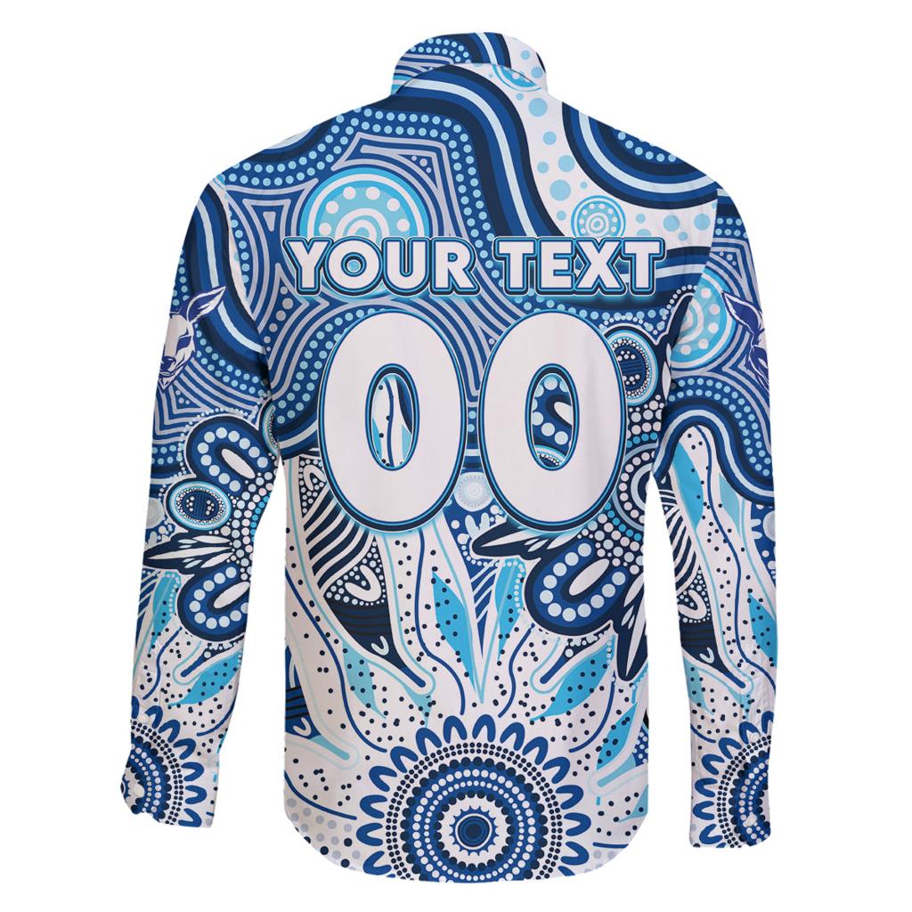 Personalised Kangaroos NAIDOC Week 2024 Family Matching Long Sleeve Bodycon Dress and Hawaiian Shirt Aussie Aboriginal Art