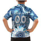 Personalised Kangaroos NAIDOC Week 2024 Family Matching Mermaid Dress and Hawaiian Shirt Aussie Aboriginal Art