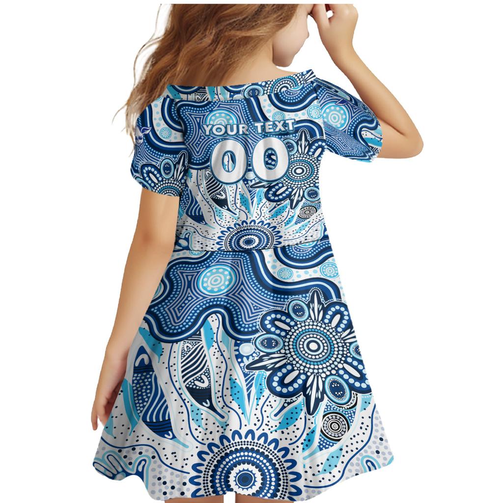 Personalised Kangaroos NAIDOC Week 2024 Family Matching Mermaid Dress and Hawaiian Shirt Aussie Aboriginal Art