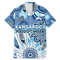 Personalised Kangaroos NAIDOC Week 2024 Family Matching Mermaid Dress and Hawaiian Shirt Aussie Aboriginal Art