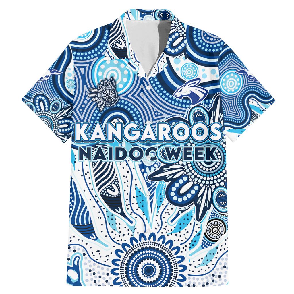Personalised Kangaroos NAIDOC Week 2024 Family Matching Mermaid Dress and Hawaiian Shirt Aussie Aboriginal Art