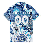 Personalised Kangaroos NAIDOC Week 2024 Family Matching Mermaid Dress and Hawaiian Shirt Aussie Aboriginal Art