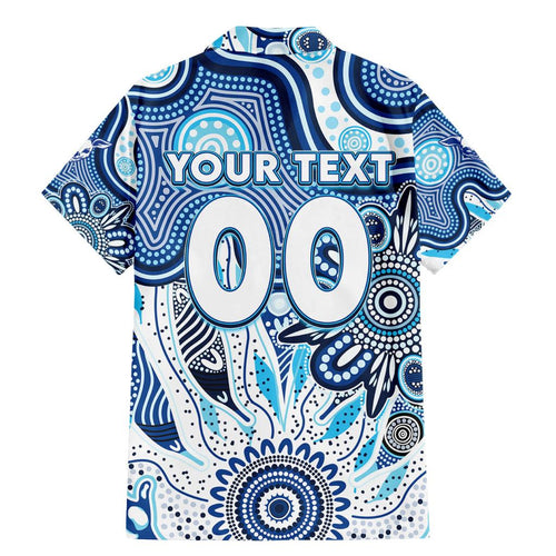 Personalised Kangaroos NAIDOC Week 2024 Family Matching Mermaid Dress and Hawaiian Shirt Aussie Aboriginal Art