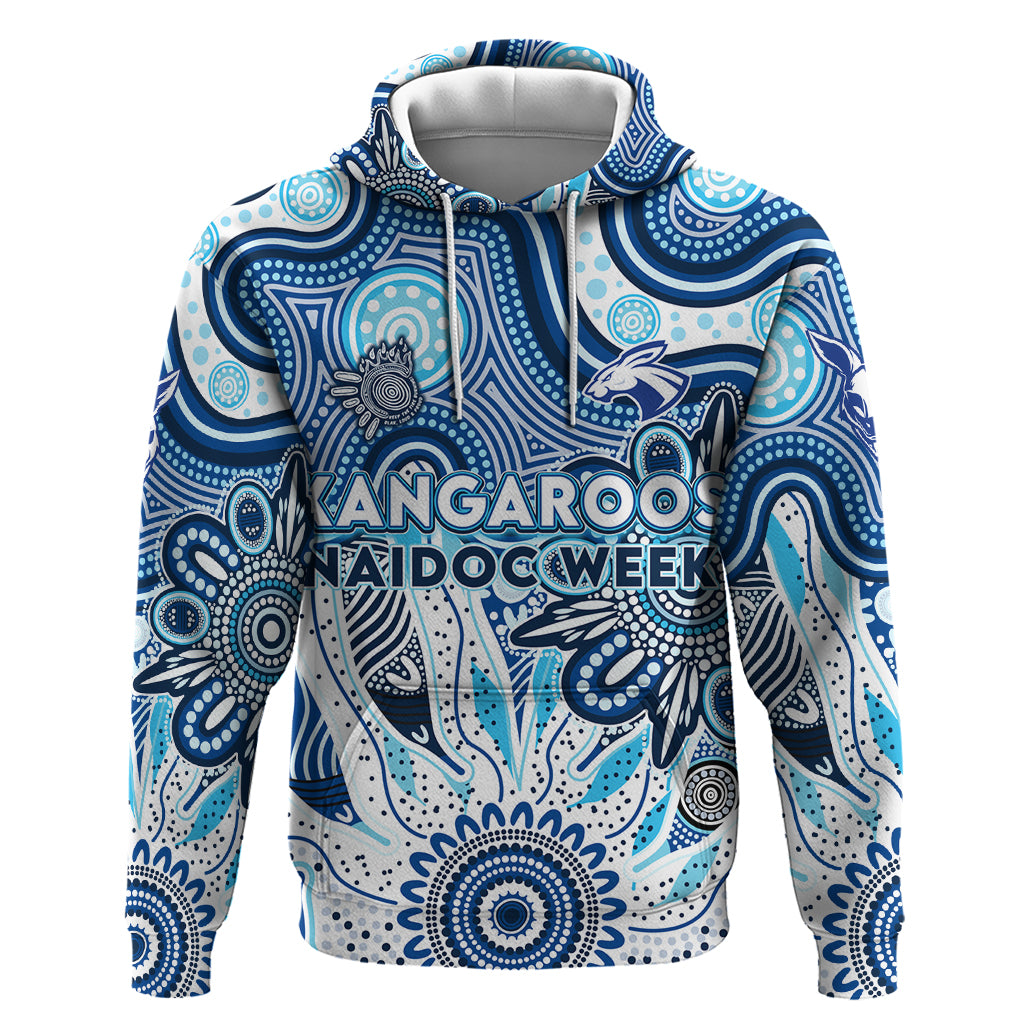 Personalised Kangaroos NAIDOC Week 2024 Hoodie Aussie Aboriginal Art