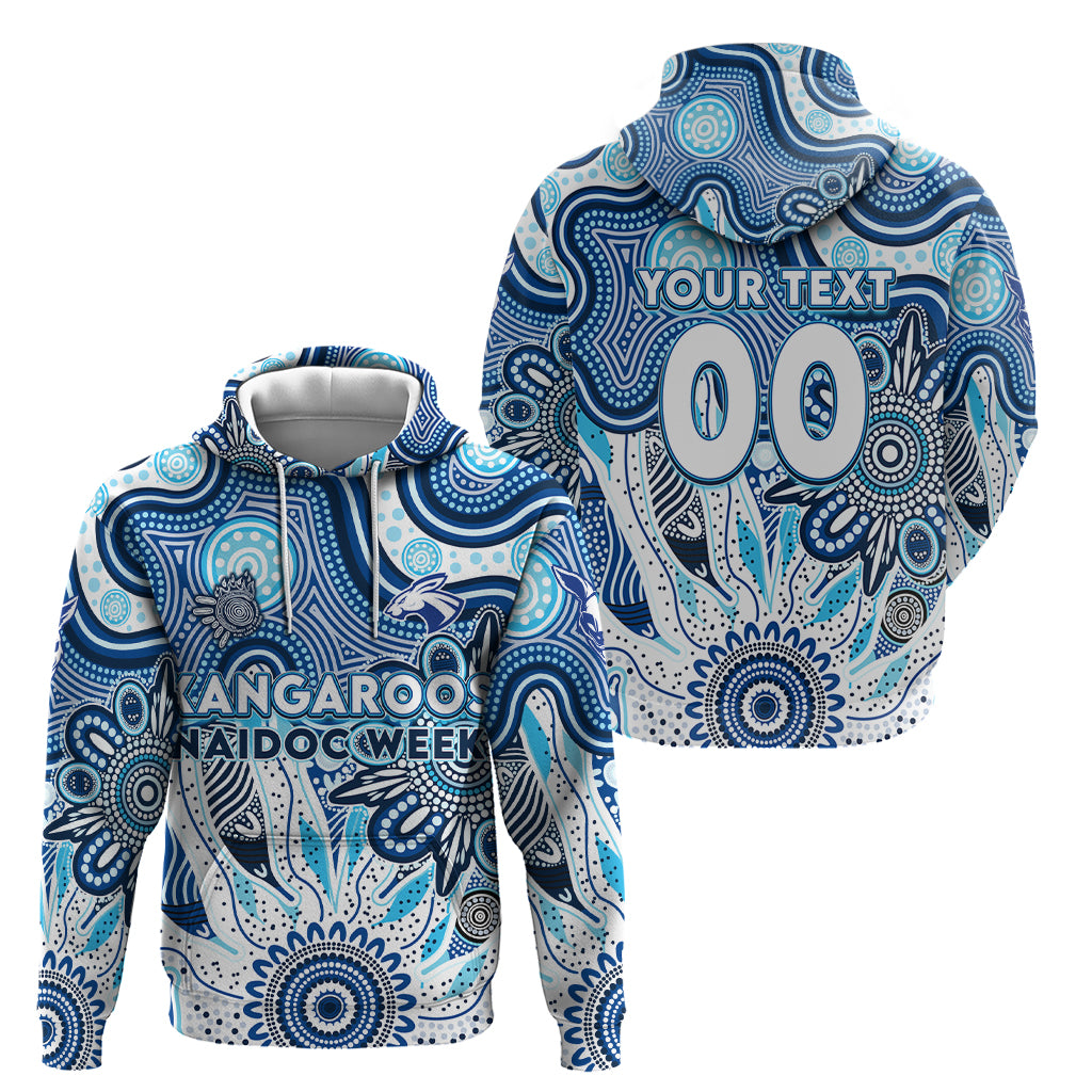 Personalised Kangaroos NAIDOC Week 2024 Hoodie Aussie Aboriginal Art