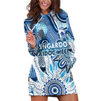 Personalised Kangaroos NAIDOC Week 2024 Hoodie Dress Aussie Aboriginal Art