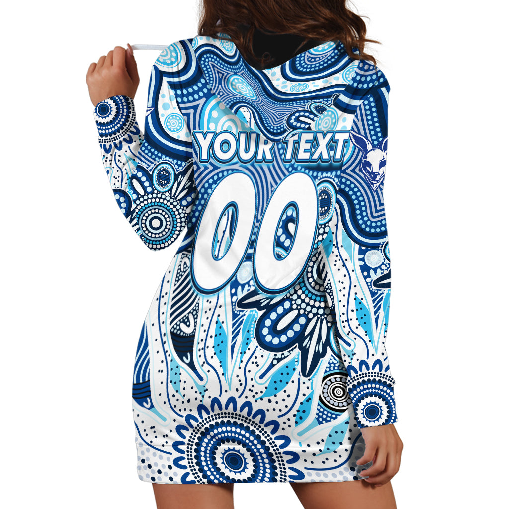 Personalised Kangaroos NAIDOC Week 2024 Hoodie Dress Aussie Aboriginal Art
