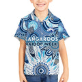 Personalised Kangaroos NAIDOC Week 2024 Kid Hawaiian Shirt Aussie Aboriginal Art