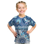 Personalised Kangaroos NAIDOC Week 2024 Kid T Shirt Aussie Aboriginal Art