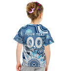 Personalised Kangaroos NAIDOC Week 2024 Kid T Shirt Aussie Aboriginal Art