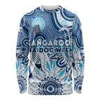 Personalised Kangaroos NAIDOC Week 2024 Long Sleeve Shirt Aussie Aboriginal Art